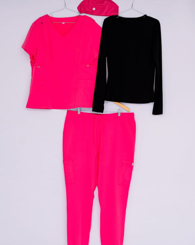 Women's Scrubs sets jogger pant with 6 Pockets scrub underwear