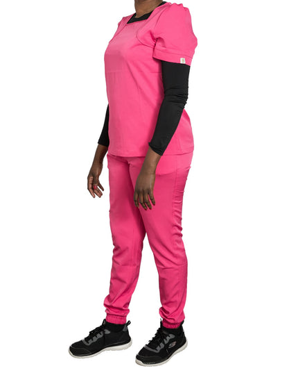Women V-neck scrubs set