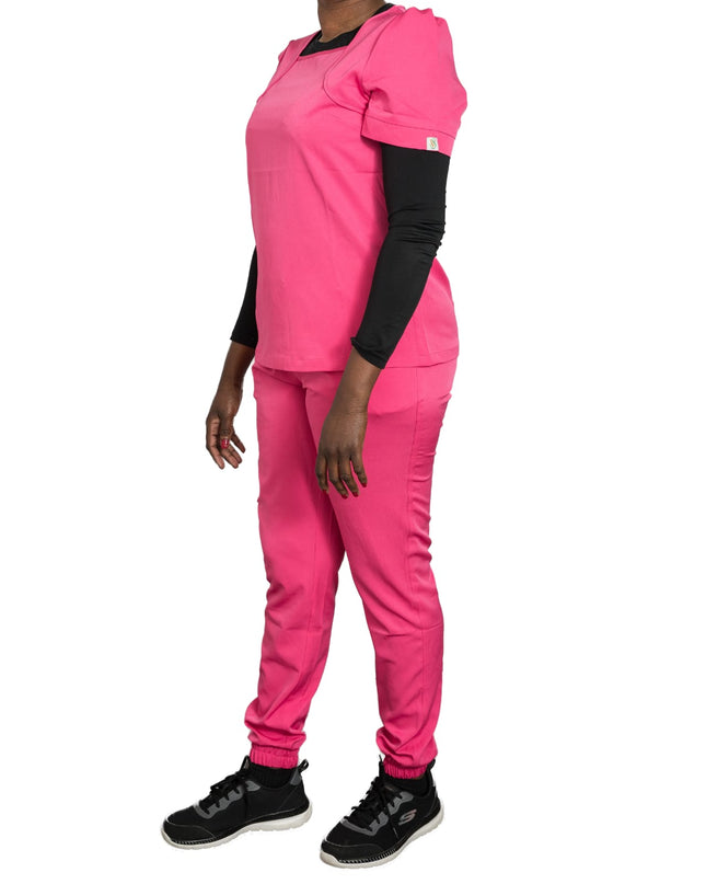 Women V-neck scrubs set