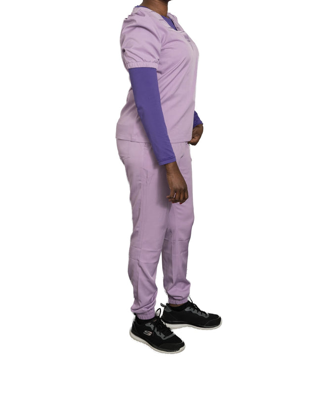 Women V-neck scrubs set
