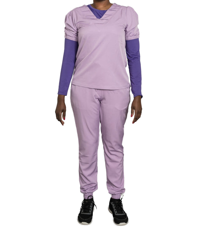 Women V-neck scrubs set