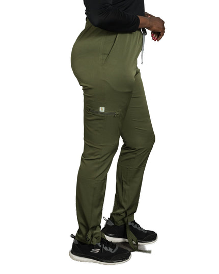 Women straight Straps pant 4 pockets