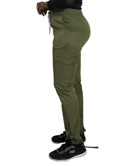 Women straight Straps pant 4 pockets