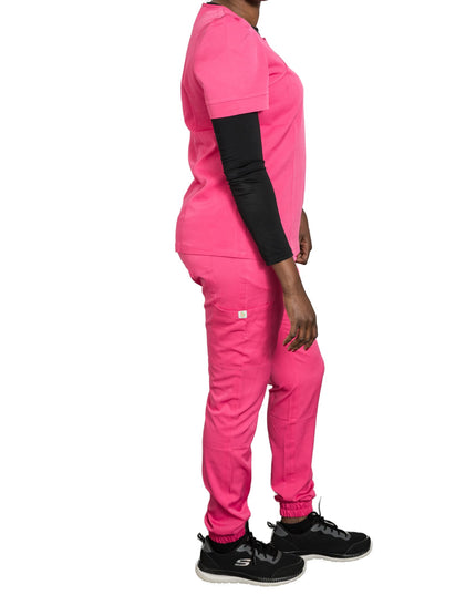 Women's short-sleeve scrub sets